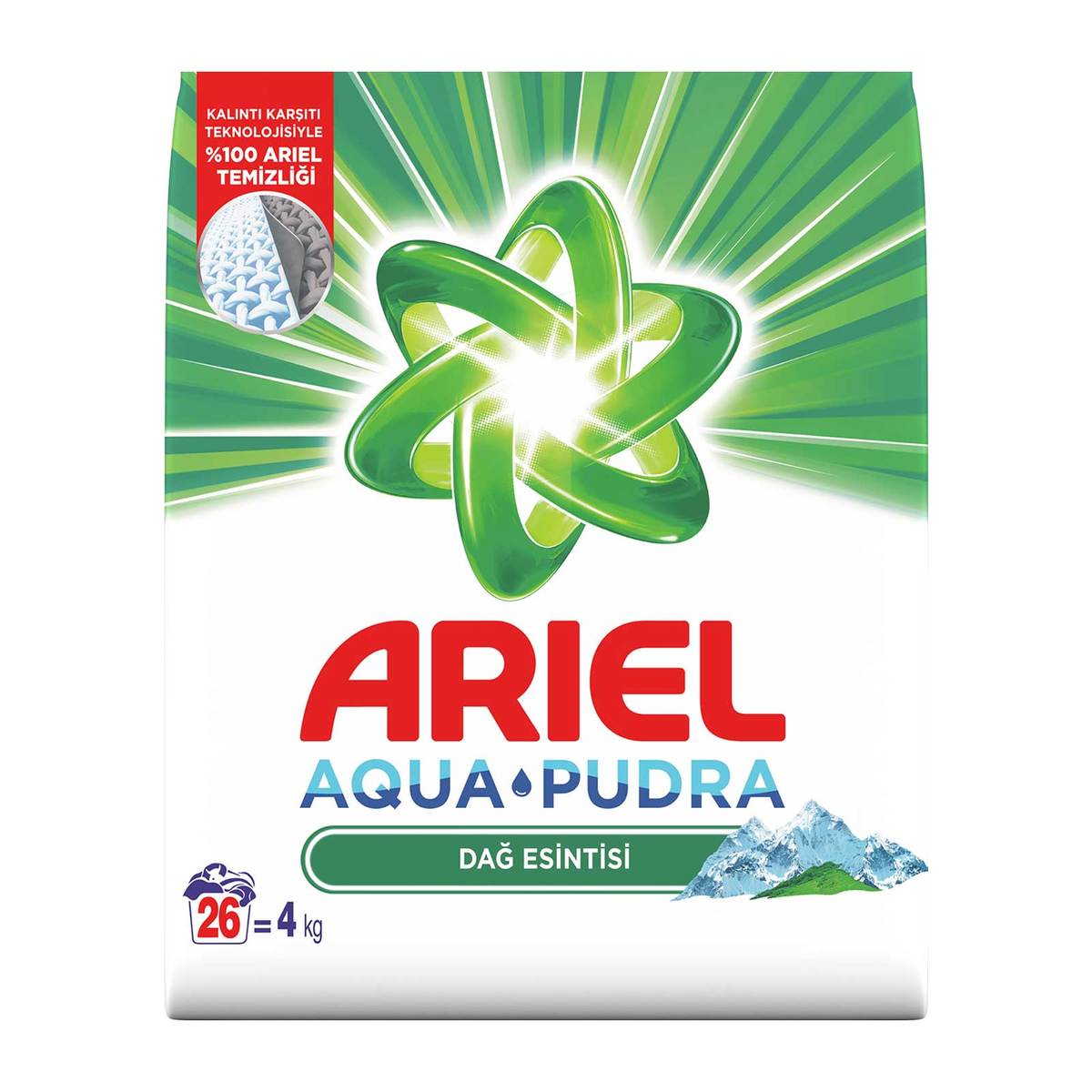Ariel Dağ Esintisi Toz Deterjan 4 kg Ariel Dağ Esintisi Toz Deterjan — 4 kg